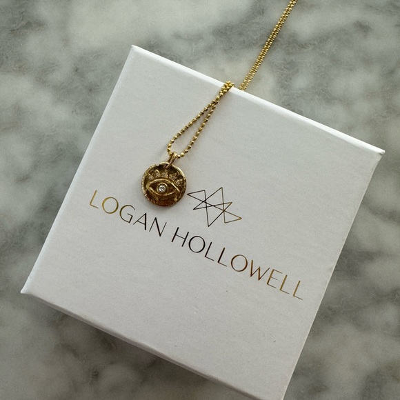 Logan Hollowell Baby Diamond Eye of Protection Necklace - Picture 4 of 9